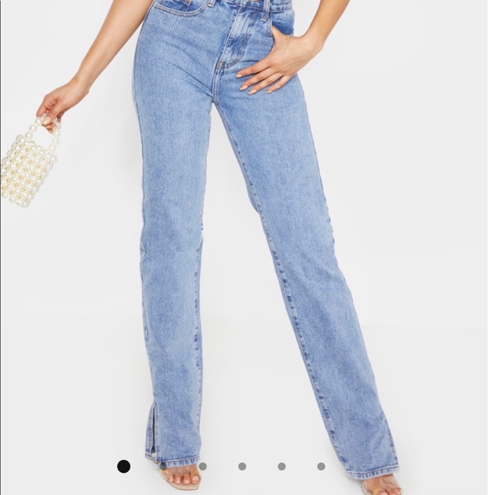 Brand new boyfriend split hem jeans